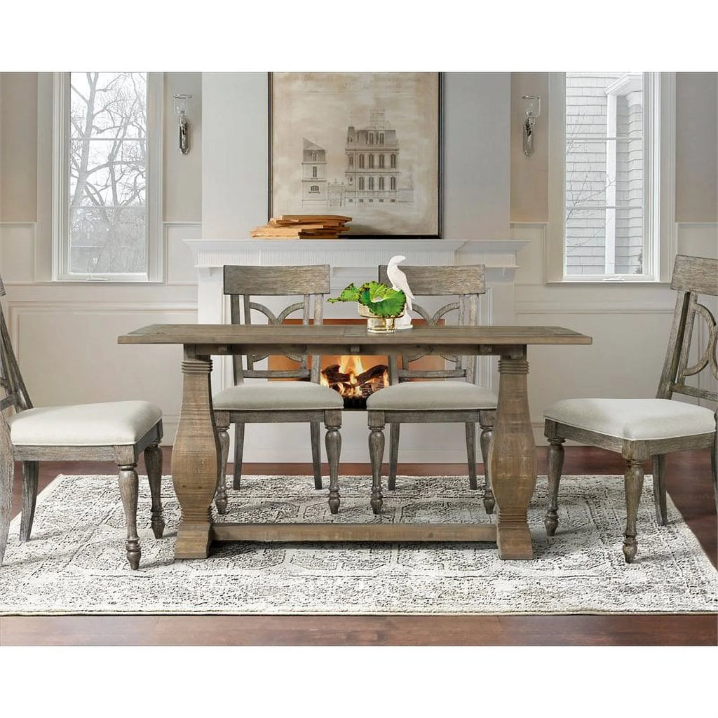 Reclaimed Natural Brown Solid Wood Flip Top Sofa Table D369