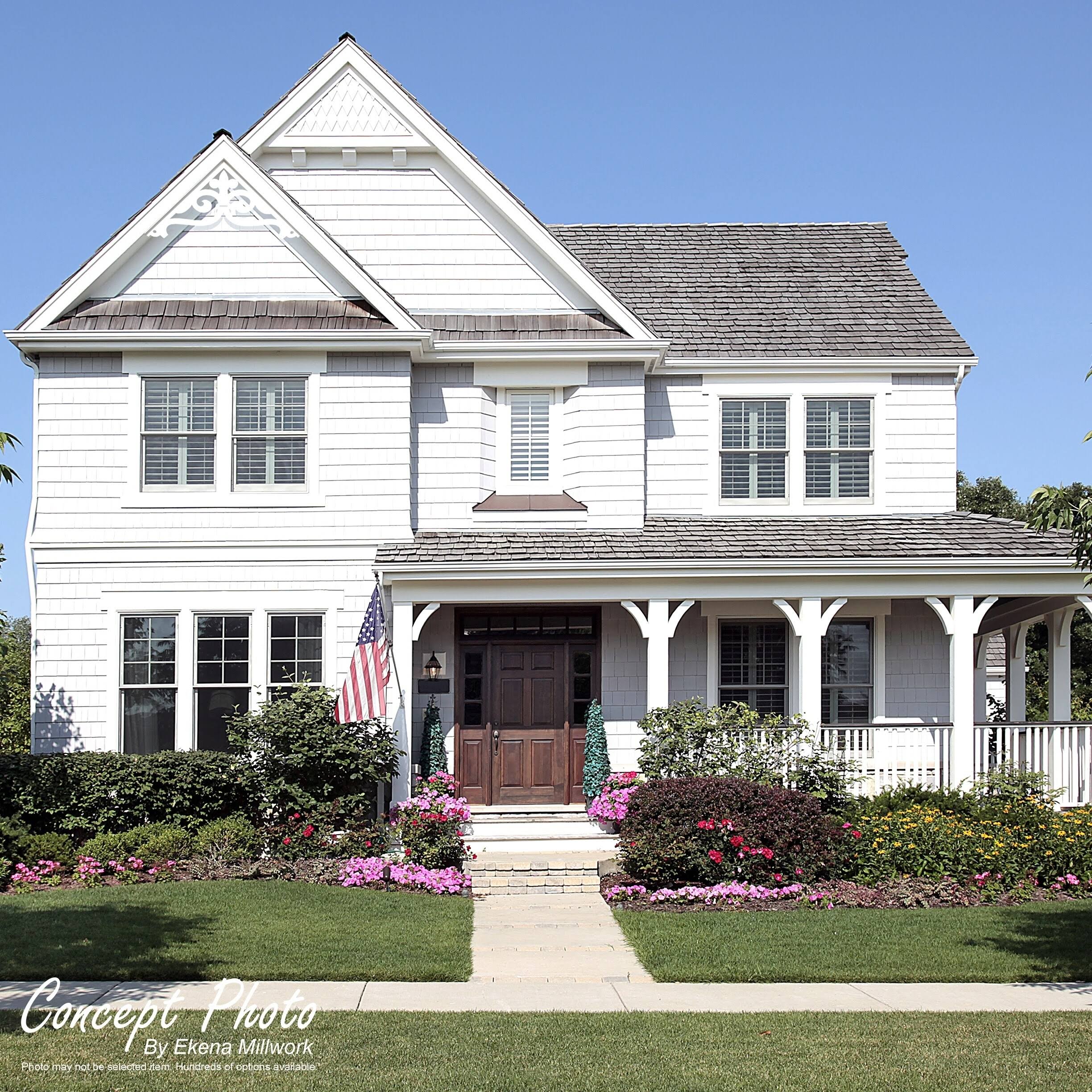 PVC Gable Pediment W129