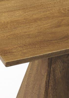 Brown Wood End Table L4102