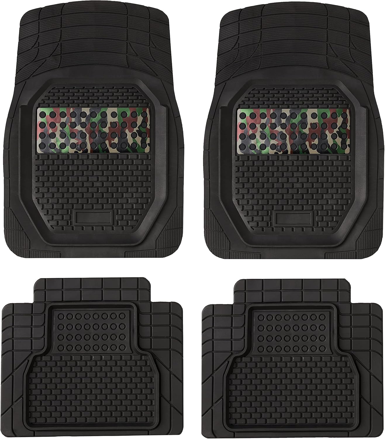Red SUV Car Automotive Floor Mat 5-Piece Set F648843