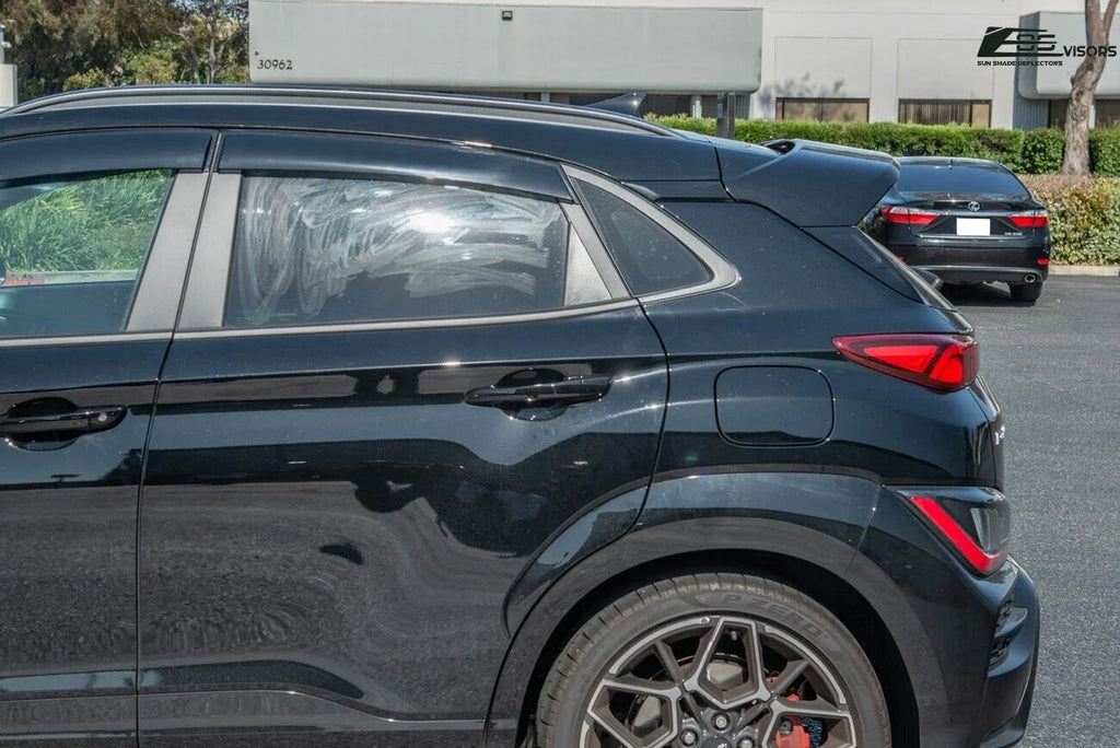 Smoke Tinted Tape-On Side Window Deflectors Rain Guard O83288