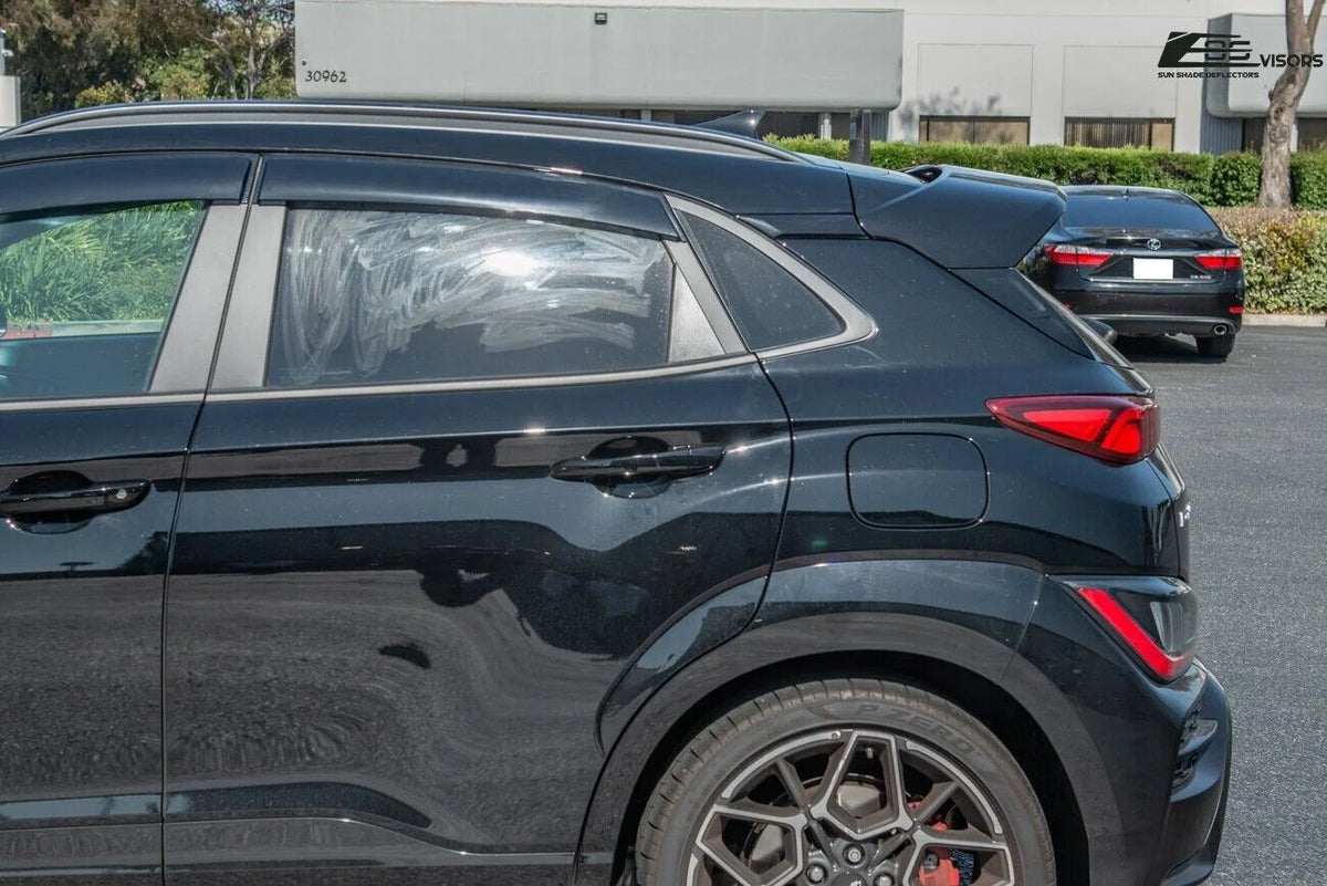 Smoke Tinted Tape-On Side Window Deflectors Rain Guard O83288