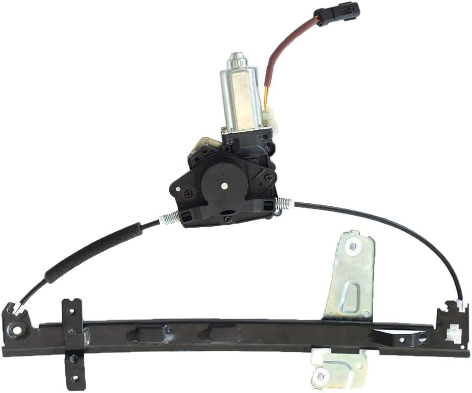 Front Left Driver Side Window Regulator with Motor for Jeep Grand Cherokee 1999 2000 Pack of 2 B256