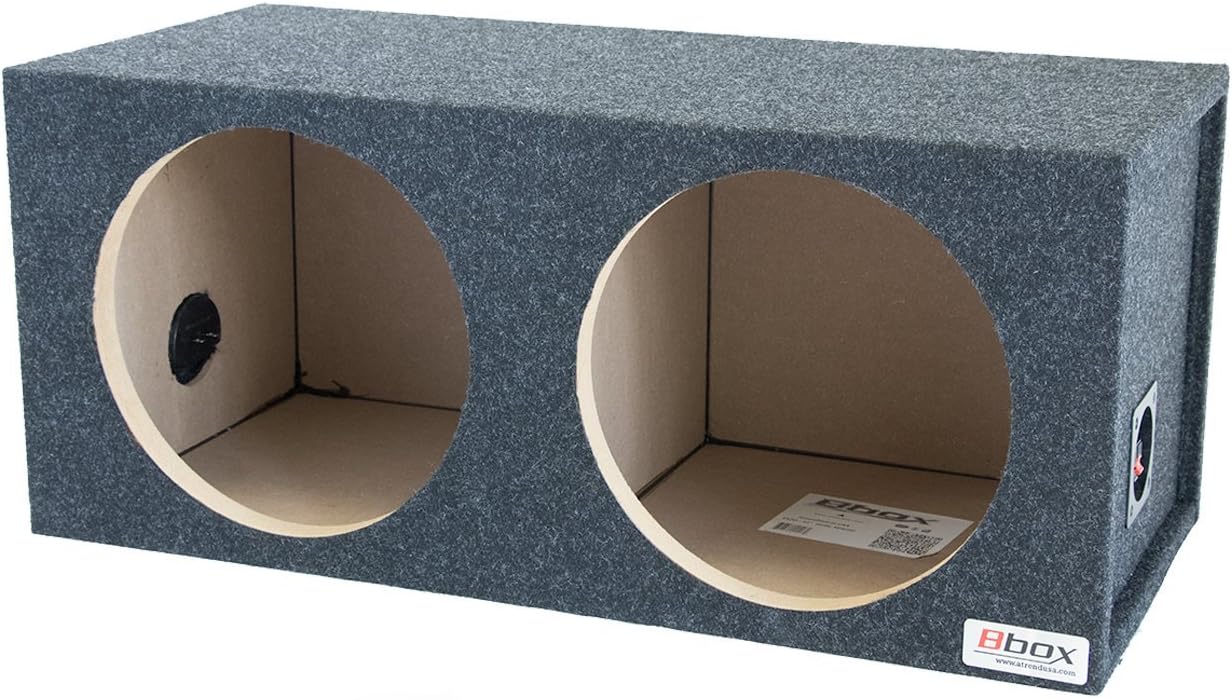 Charcoal Pack of 2 10 Inch Subwoofer Sealed Enclosure H955