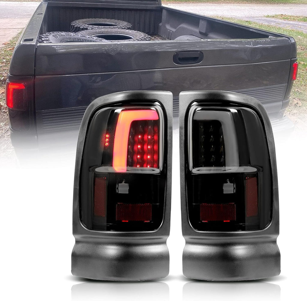 Black Smoke LED Tail Lights Brake Lamps for Dodge Ram 1500 2500 3500 P847436