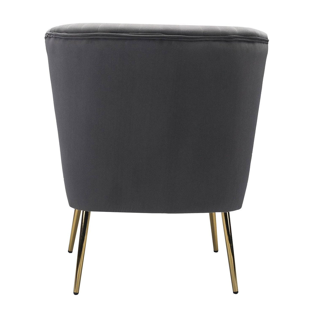Orange Gold Legs Side Chair Set of 2 M4827