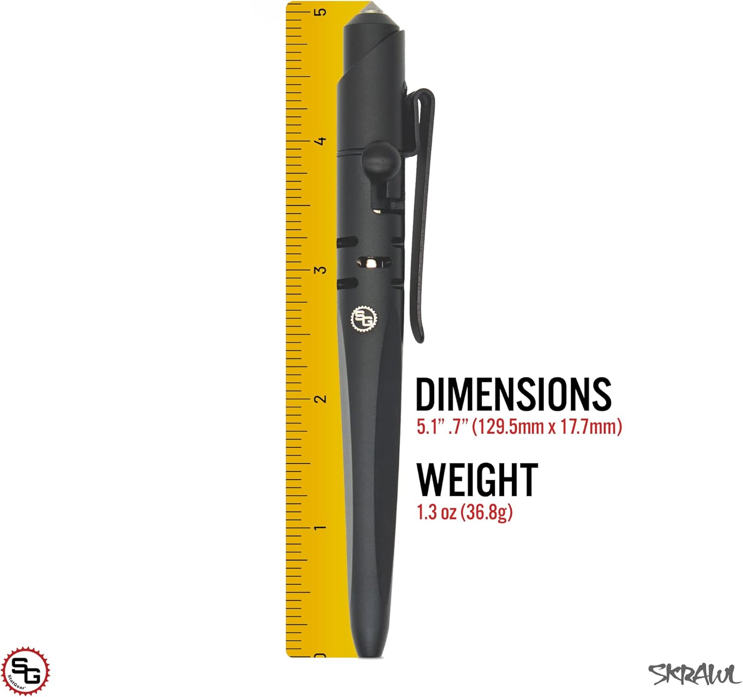Tactical Pen with Carbide Window Breaker C627